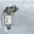 Outdoor Waterproof Socket IP66 Corrosion Resistance Anti Splashing Wall Mounted Patio Outlet for Garden 5 Holes UK Plug
