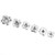 120Pcs Tee Nut Set Carbon Steel Galvanized Wood Board Furniture Hardware Accessories