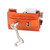 Orange Hand Cranked Chainsaw Sharpener 30° Portable Manual Chainsaw Chain Sharpening Jig Tool