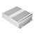 Electronic Project Case Silver Aluminum Alloy for Printed Circuit Board 48x204x150mm