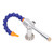 5Pcs Set Cold Air Gun Aluminum Alloy 7 Bar Vortex Dry Cooling Gun with Flexible Tube for Plastic Metal Processing