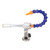5Pcs Set Cold Air Gun Aluminum Alloy 7 Bar Vortex Dry Cooling Gun with Flexible Tube for Plastic Metal Processing
