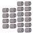 20Pcs Wire Thread Insert M12 x 1 Threaded Repair Reduce Nut Spiral Circle Extension Tool2D