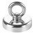 Fishing Magnet 40KG Pulling Force Strong Magnetic with 20m Nylon Rope for Lake River