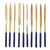 10Pcs Diamond Files Gold Blue Corrosion Resistance Needle File Set for Metal Glass Stone