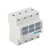 3 Phase DIN Rail Voltmeter Ammeter Adjustable Overvoltage Undervoltage Overcurrent Protector 63A AC390‑500V