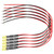 100pcs 12V Clear 5mm Prewired Light Emitting Diodes with 20cm Wire LED Light BeadsYellow to Yellow