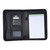 Portable Professional Business Portfolio Padfolio Folder Document Case Organizer A5 PU Leather Zippered Closure with Calculator Card Holder Memo Note Writing Pad
