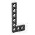 90 Degree Positioning Squares Right Angle Ruler Woodworking Tools Metric Ruler 0-100mm Black