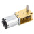 DC6V Single Shaft Worm Gear Motor with Fixing Base Micro DC Gear Brush Speed Reduction Motor 190RPM(1:42 Reduction Ratio)