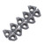 10Pcs Turning Insert Cemented Carbide Lathe Cutter Milling CNC Tool Set Kit for Wood Metal