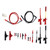 Multimeter Test Leads Kit Brass PA Automotive Test Probes Kit for Industry Electronics