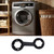 Washing Machine Wrench 5mm Thickness Chrome Vanadium Alloy Steel High Strength Wash Machine Disassembly Spanner Black