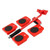 Triangle Heavy Duty Furniture Lifter Iron ABS PVC Furniture Moving Dolly Set 200kg Load Bearing 5Pcs