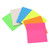 6 Pcs Transparent Sticky Notes White Yellow Green Orange Blue Red Translucent Self Adhesive Memo Pad for School Office