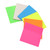 6 Pcs Transparent Sticky Notes White Yellow Green Orange Blue Red Translucent Self Adhesive Memo Pad for School Office