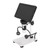 7in LCD Digital Microscope HD 1200X 1080P Video Electronic Repair Microscope with LED Light