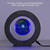 3.5 Inch Magnetic Levitation Floating Globe World Map Tellurion Anti Gravity with LED Light Round Shape Base for Home Office Desk Decoration Children Educational Gift
