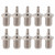 10Pcs Coaxial RF Connector SMA Female to CRC9 OFC Wide Frequency Band Adapter for GPS System WIFI Hotpot