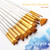 13pcs Paintbrush Set Soft Nylon Hair Artist Painting Brushes Art Supplies for Gouache Watercolor Acrylic Painting Pearl White