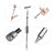 T Bar Dent Removal Kit Metal Labor Saving Dent Repair Puller with Plastic Puller Tabs for Automobile