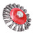 Twist Wire Brush Wheel Knotted Grinder Cup Grinding Rust Paint Removal Tool M10x1.5 Nut 4in