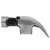 10oz Round Head Bend Angle Double Fork Claw Hammer Head for Carpenter Home Woodworking Tool