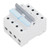 Dual Power Manual Transfer Switch 230VAC 2 Poles DIN Rail Mounting Single Side Interlock Power Transfer Switch 63A
