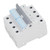 Dual Power Manual Transfer Switch 230VAC 2 Poles DIN Rail Mounting Single Side Interlock Power Transfer Switch 63A