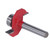 T Type Router Bit Ball Shaped Tungsten Alloy PTFE Coating Woodworking Milling Cutter 1/4x3/16