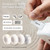 AIMO Thermal Printing Label Paper Roll for Q30 Label Maker Thermal Printer for Printing Adhesive Tag Waterproof Oil-Proof Barcode Price Name Blank 12mm*22mm White