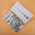 900pcs M3-M10 A3 Steel Flat Washer Plain Washers Assortment Kit with Box