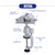 Universal Table Vise with 360 degrees Swiveling Head Clamp for Crafting Painting Sculpting Electronics Soldering 3-inch Rotatable Tabletop Clamp Vice