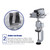 Universal Table Vise with 360 degrees Swiveling Head Clamp for Crafting Painting Sculpting Electronics Soldering 3-inch Rotatable Tabletop Clamp Vice