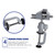 Universal Table Vise with 360 degrees Swiveling Head Clamp for Crafting Painting Sculpting Electronics Soldering 3-inch Rotatable Tabletop Clamp Vice