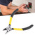 Diagonal Plier High‑Carbon Steel Body 2‑Color Non‑Slip Handle Rebound‑Tail Flush Cutter 5‑Inch