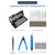 KINGROON Deburring Tool Kit Engraving Knife Carving Tool DIY 3D Printer Part 3D Model File Cutter Scraper Material Removal Tool with Chiseling Blade/ Stencil Edge Blade/Fine Point Blade and More