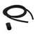 NBR Oil Hose Fuel Line Tube Steel Wire Black High Pressure Pipe for Gasoline Pumping(3/4inch 3 Meters)
