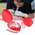 CPR Face Shield Artificial Breathing Respiration Check Valve Mouth to Mouth for Teaching First Aid Training Red