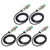 5Pcs Proximity Switch 2 Wire Normally Open 68Hz Response Frequency Proximity Sensor AC90‑ M18x1