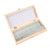 50pcs Biology Glass Prepared Microscope Slides Lab Specimens With Wood Box