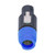 4Pcs 4 Pole Speaker Plug Twist Lock Audio Power Amplifier Cable Connector CNL4FC(Blue )