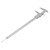 Vernier Scale High Carbon Steel Measurement Gauge Ruler Tool for Workpieces Width(0-300mm )