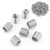 100pcs Stainless Steel SS304 Coiled Wire Helical Screw Thread Inserts M8 x 1.25 x 2D Length