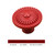 Round Ceramic Door Knob Drawer Cupboard Wardrobe Furniture Pull Handle Hardware (Red)