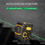Green Laser Beam Level Meter Laser Leveler Professional Line Laser 12-line Green Light Self-Leveling Laser Level Tool Cross Line Laser Leveler Automatic Leveling with 2400mAh Rechargeable Battery Remote Controller