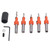 5PCS Wood Countersink Drill Bits Woodworking Round Shank Bit Set with Hex Wrench and Limiter