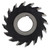 16 Teeth Milling Cutter High Speed Steel Face Mill Disc for Plane Processing 80mm Diameter