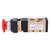 MV-10A Pneumatic Mechanical Valve 2 Position 5 Way Spring Return Push Button 1/4in PT Reversing Valve