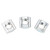 50pcs Carbon Steel Sliding T slot Nut for 20 Series Aluminum Profile Accessories M6*10*5